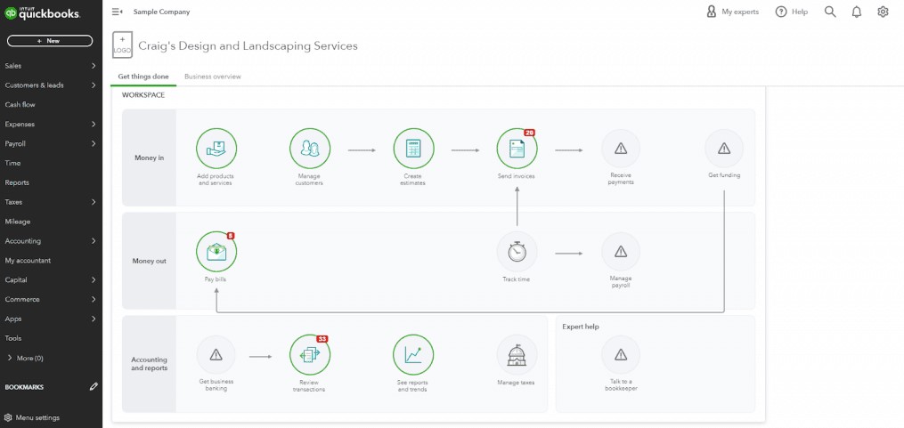 How To Use QBO Test Drive