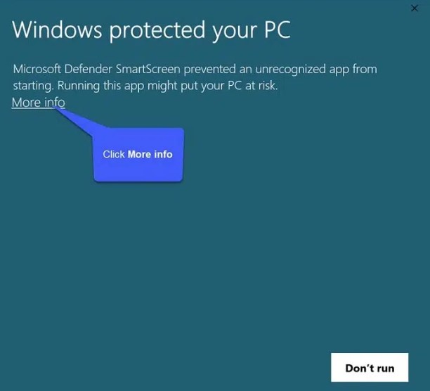 Microsoft Defender might display