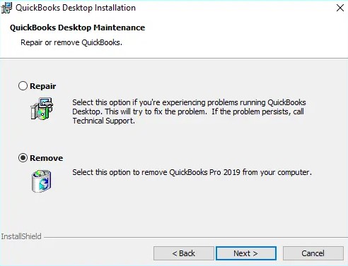 Reinstall the QuickBooks application