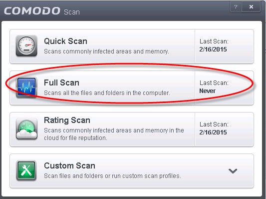 Scan Your System for Malware