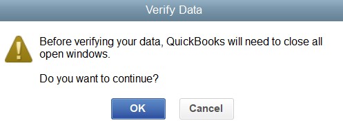 Select Verify Data