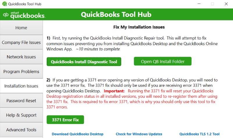 Steps to Solve Installation Issues