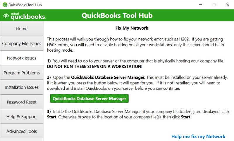 Steps to solve network Issues