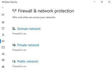 Verify the Antivirus and the firewall settings