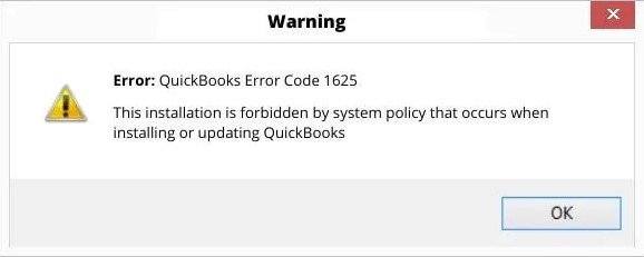 What Is QuickBooks Error 1625