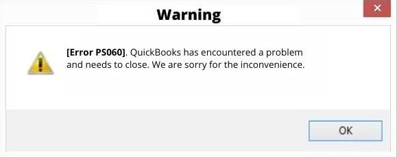 What Is QuickBooks Error PS060