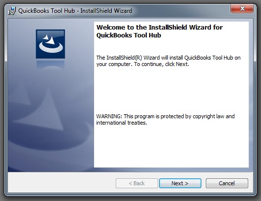 file will appear as QuickBooksToolHub.exe