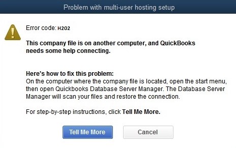 What is QuickBooks Error H202