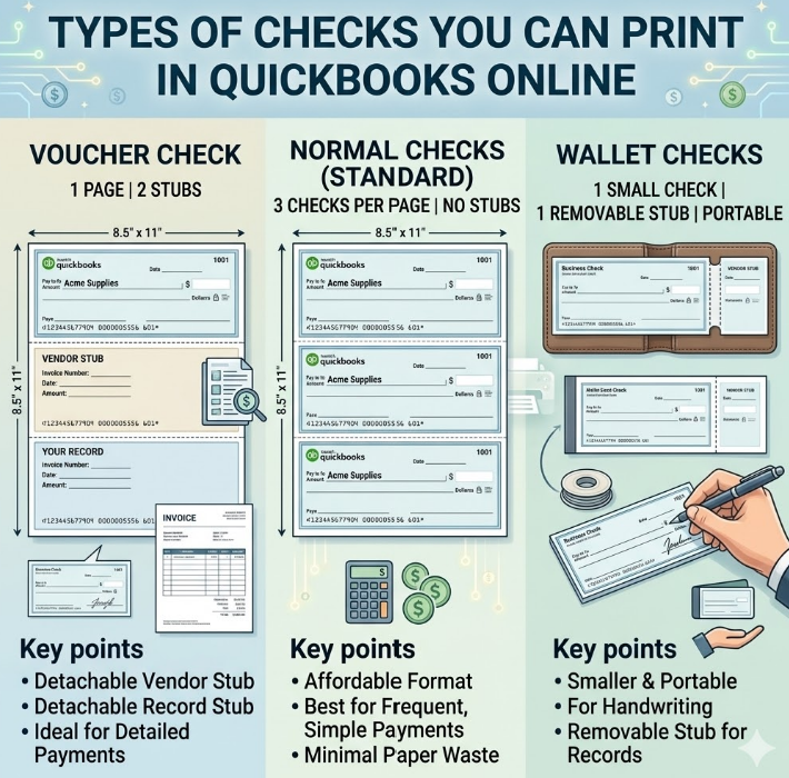 Print Checks in QuickBooks Online