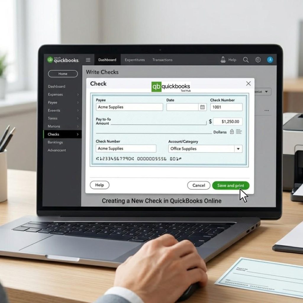 How to Print Checks in QuickBooks Online