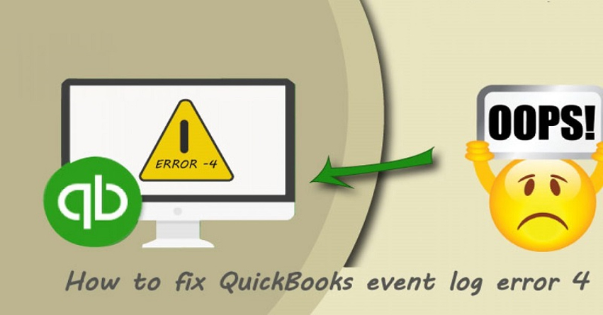 Resolve Quickbooks Event Log Error 4