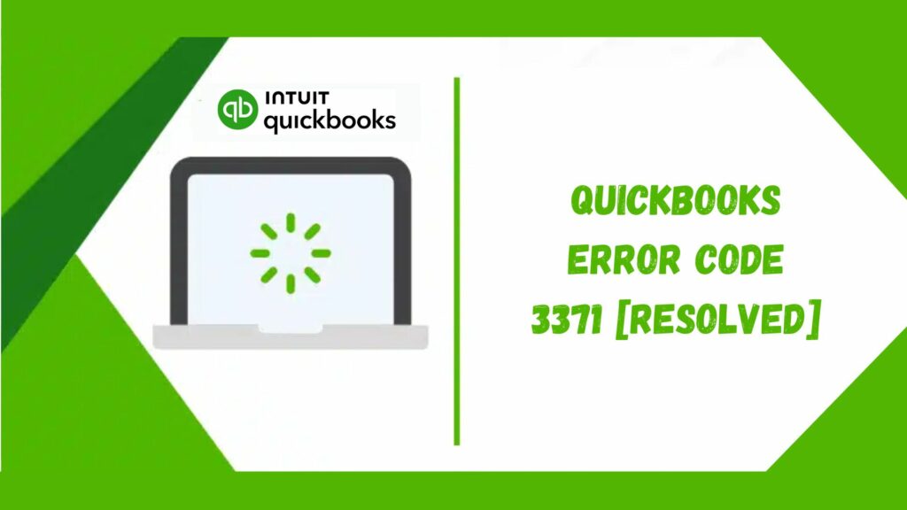 QuickBooks error 3371