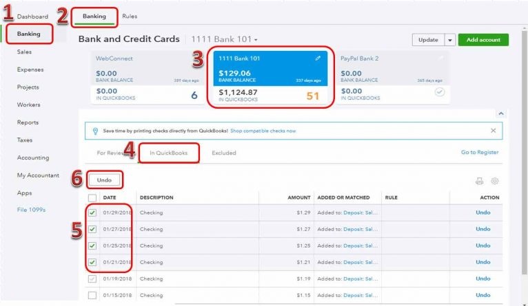 quickbooks log