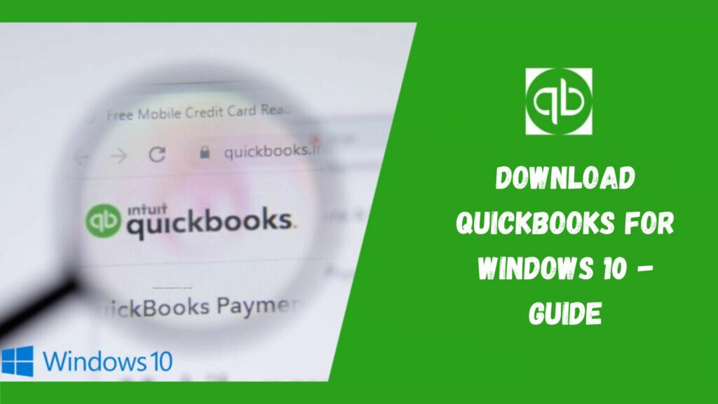 Download QuickBooks for Windows 10