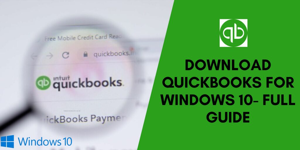Download QuickBooks for Windows 10