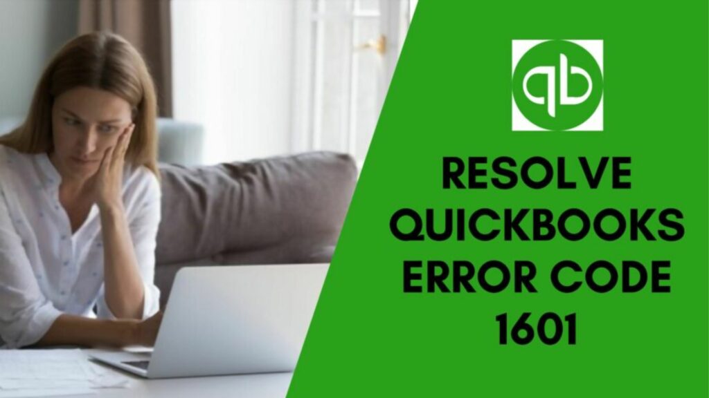 QuickBooks Error Code 1601