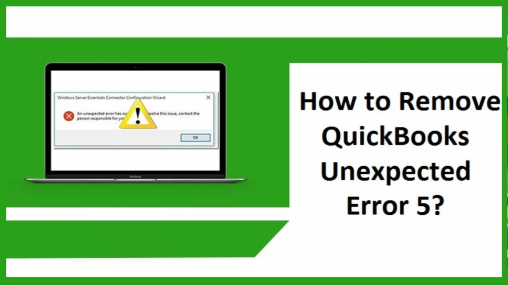 QuickBooks unexpected error 5 fixed